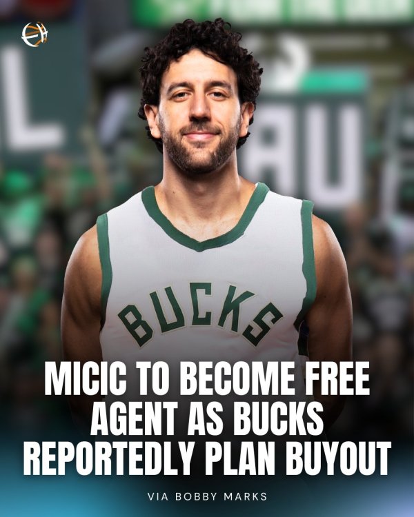 😮The Bucks took two rounds to send Connaughton away, exchanged for Misic and bought out, and the latter s annual salary was about 8.11 million yuan.