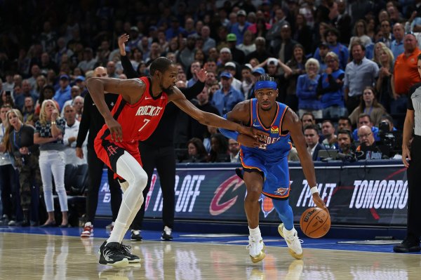 Top five in the league in net efficiency: Thunder +15.3 1st, Rockets 11.4 2nd, Nuggets 3, Pistons 4, Spurs 5