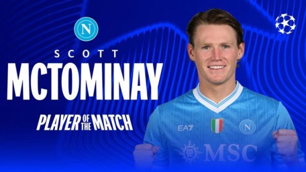 Goal + own goal! McTominay was named Man of the Match in Napoli s 2-0 Qarabach victory